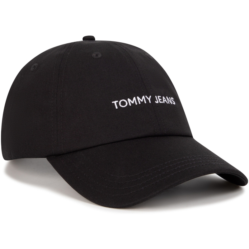 

Tommy Hilfiger Хлопковая бейсболка женская черная, Black BDS