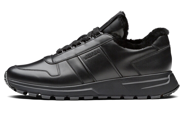 

Кроссовки мужские Prada Prax 1 с мехом, черный