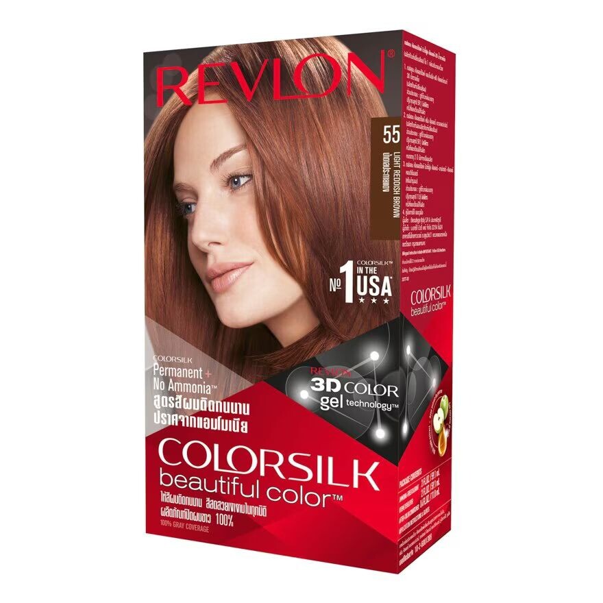 

Revlon Colorsilk No.55 Светло-красноватые брови, Light Reddish Brow
