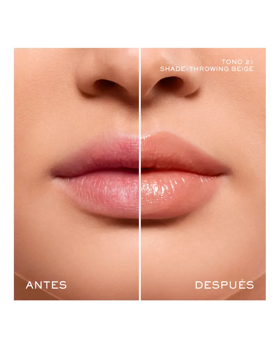 Увлажняющий бальзам с цветом Lip Idôle Butterglow Lancôme, 21 Shade-Throwing Beige — фото 4