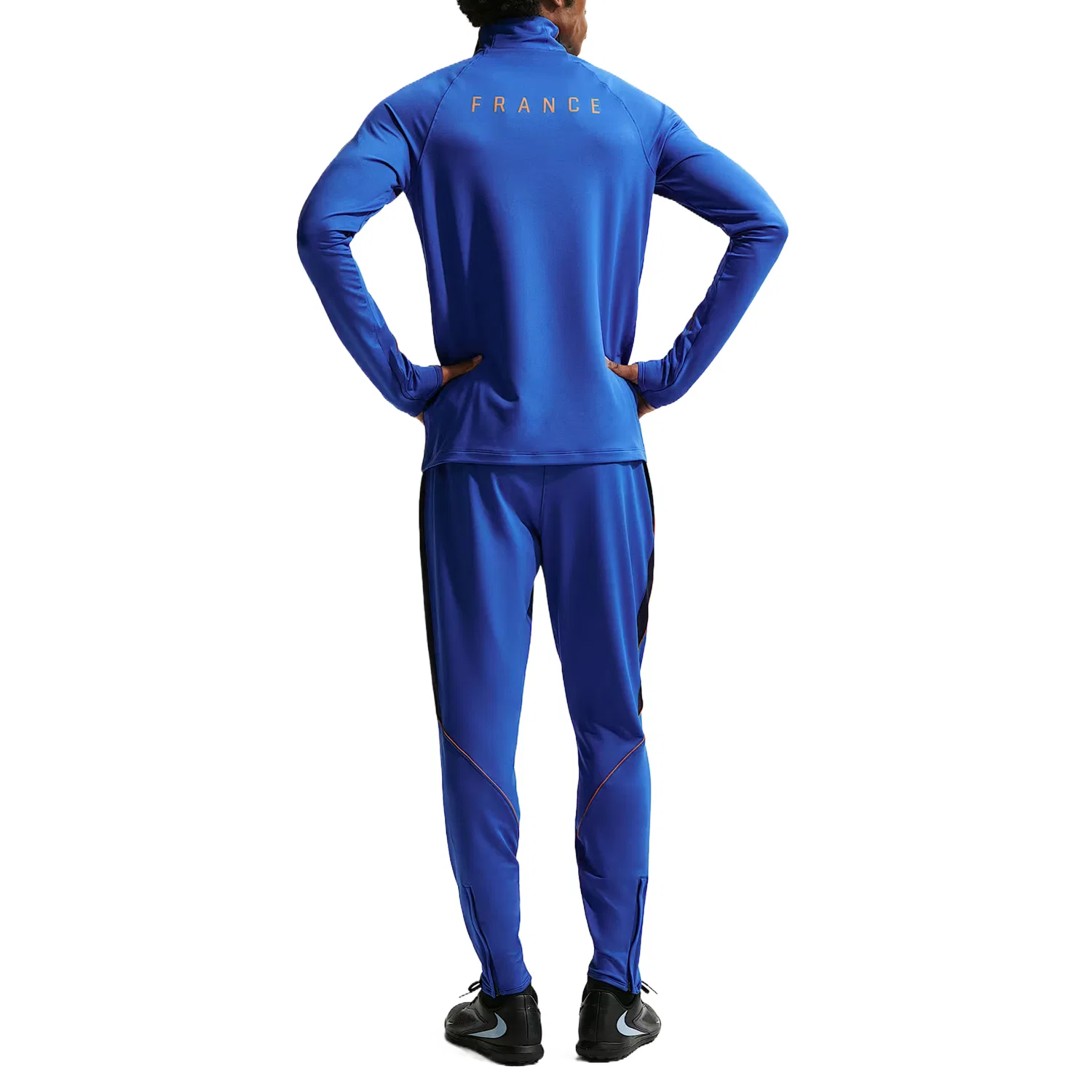 Штаны футбольные Nike Fff Strike Dri-FIT синие — фото 4