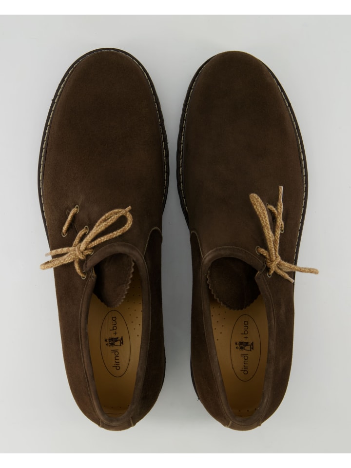 Dirndl+bua Туфли Haferl коричневого цвета — фото 4