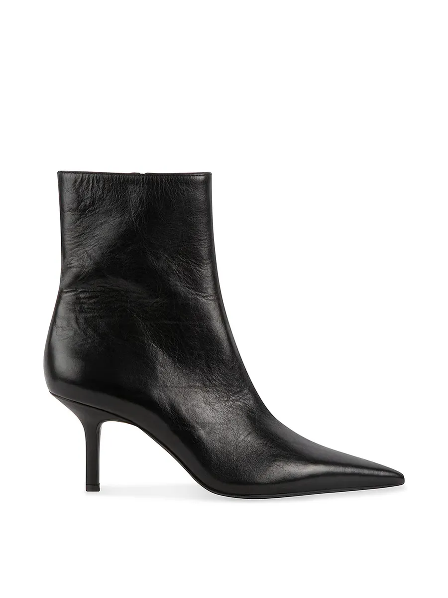 

Черные кожаные ботильоны Alston Steve Madden, черный