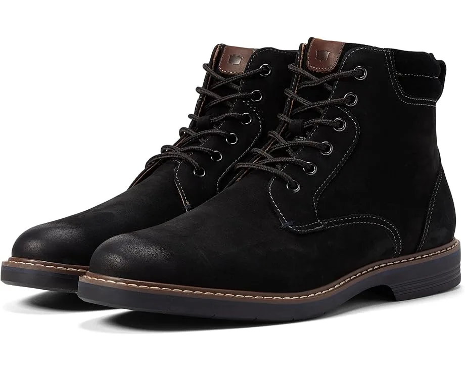 Ботинки Florsheim Norwalk Plain Toe Lace-Up Boot, Black Milled Nubuck
