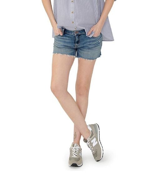 

Обрезанные шорты для беременных Under the Bump HATCH Collection, цвет Blue