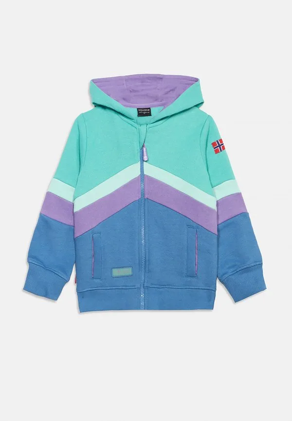 Худи flekkefjord Trollkids, Aquamarine/Violet Sorbet/Cornflower — фото 3