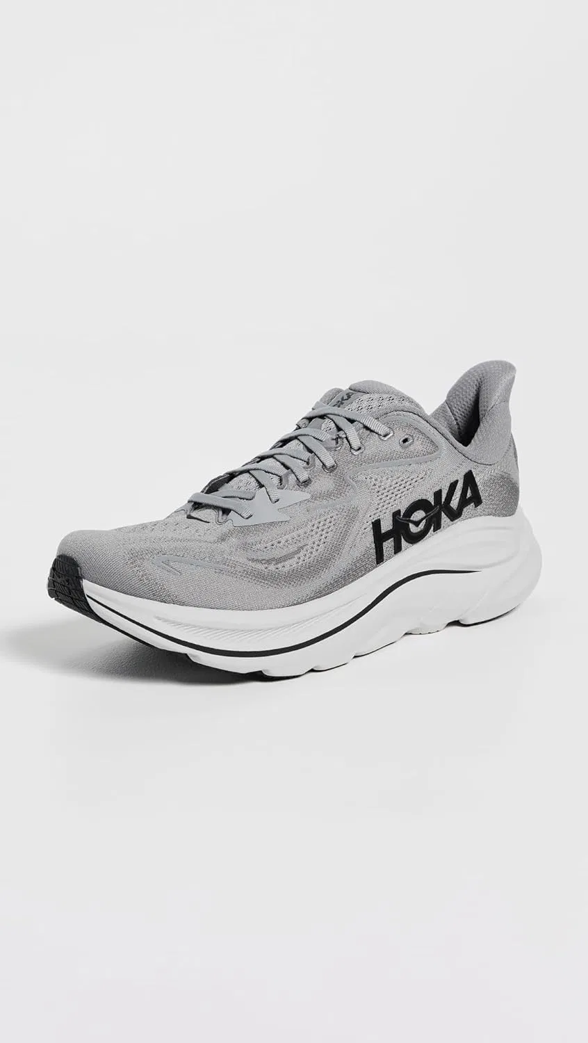 Мужские беговые кроссовки HOKA Clifton 10 Wide, Galactic Grey Asteroid — фото 2
