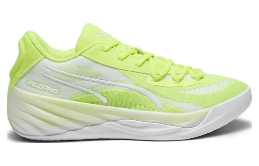 Мужские баскетбольные кроссовки Puma All-Pro Nitro, Зеленый — фото 2