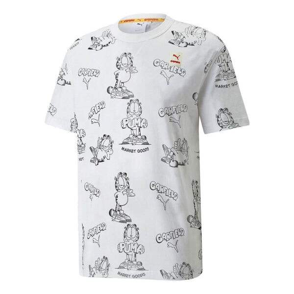 

Футболка x garfield printed tee 'white' Puma, белый