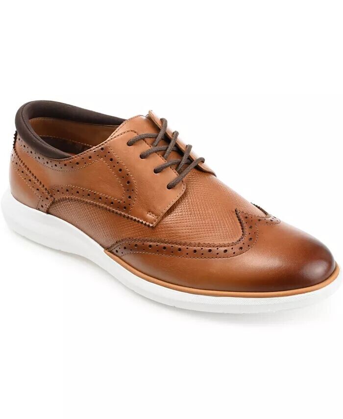 

Мужские туфли-дерби Savage Embossed Wingtip Thomas & Vine, коричневый