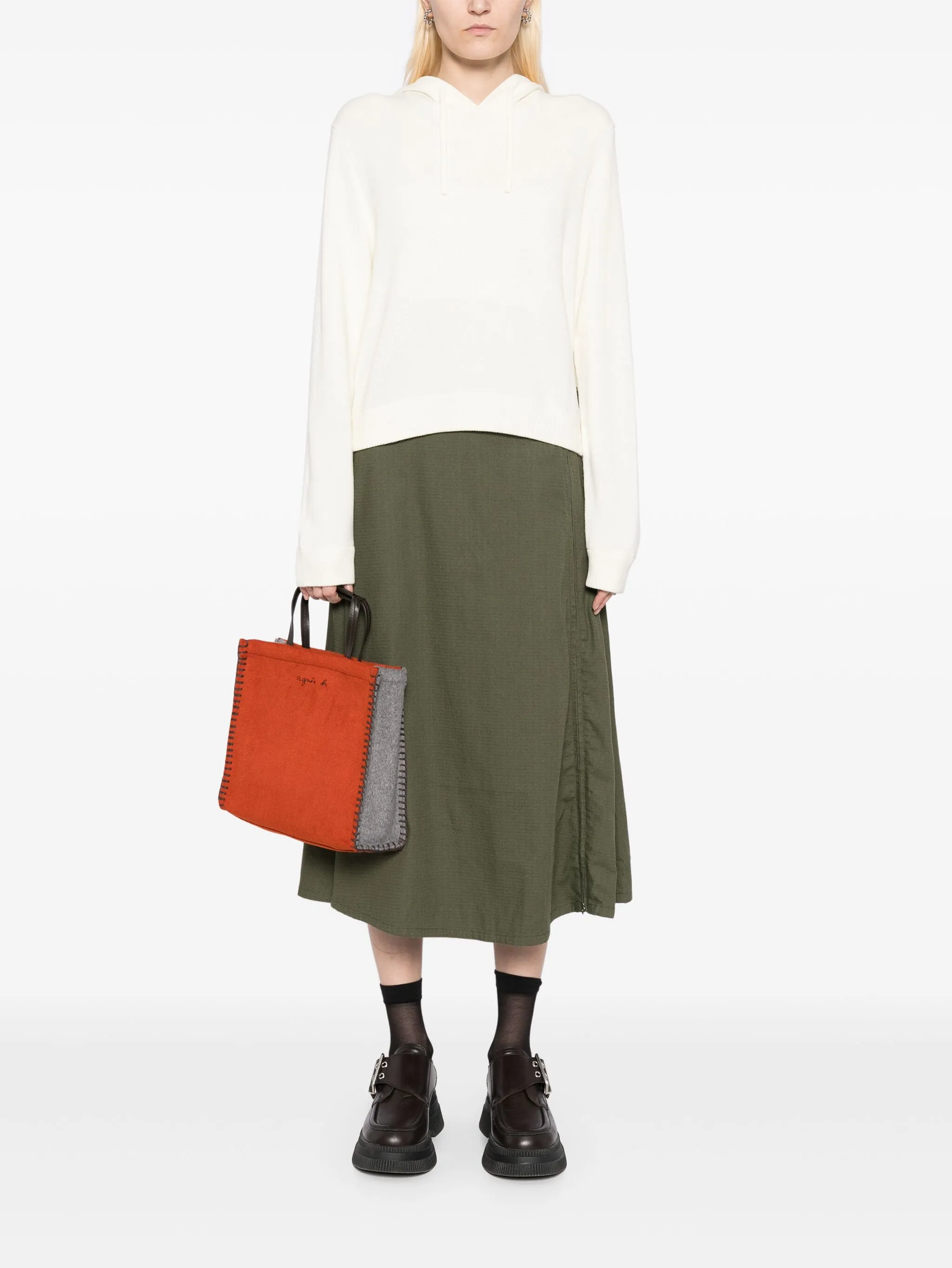 

Жаккардовое худи Sport B. By Agnès B., белый