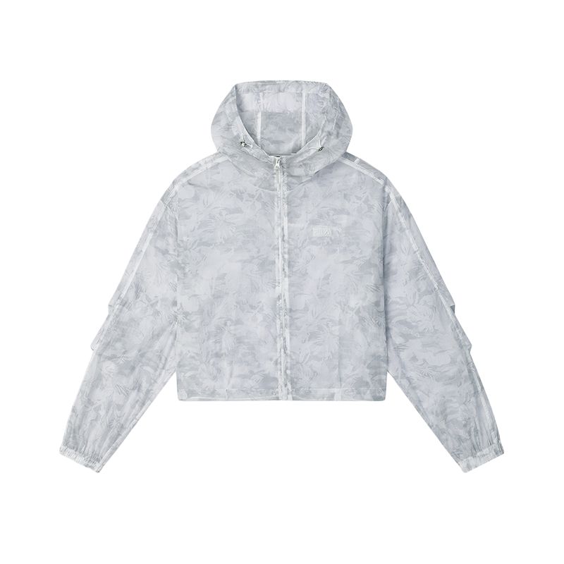 

FILA Оригинальная куртка женская землянисто-серая, Earth Gray-GY