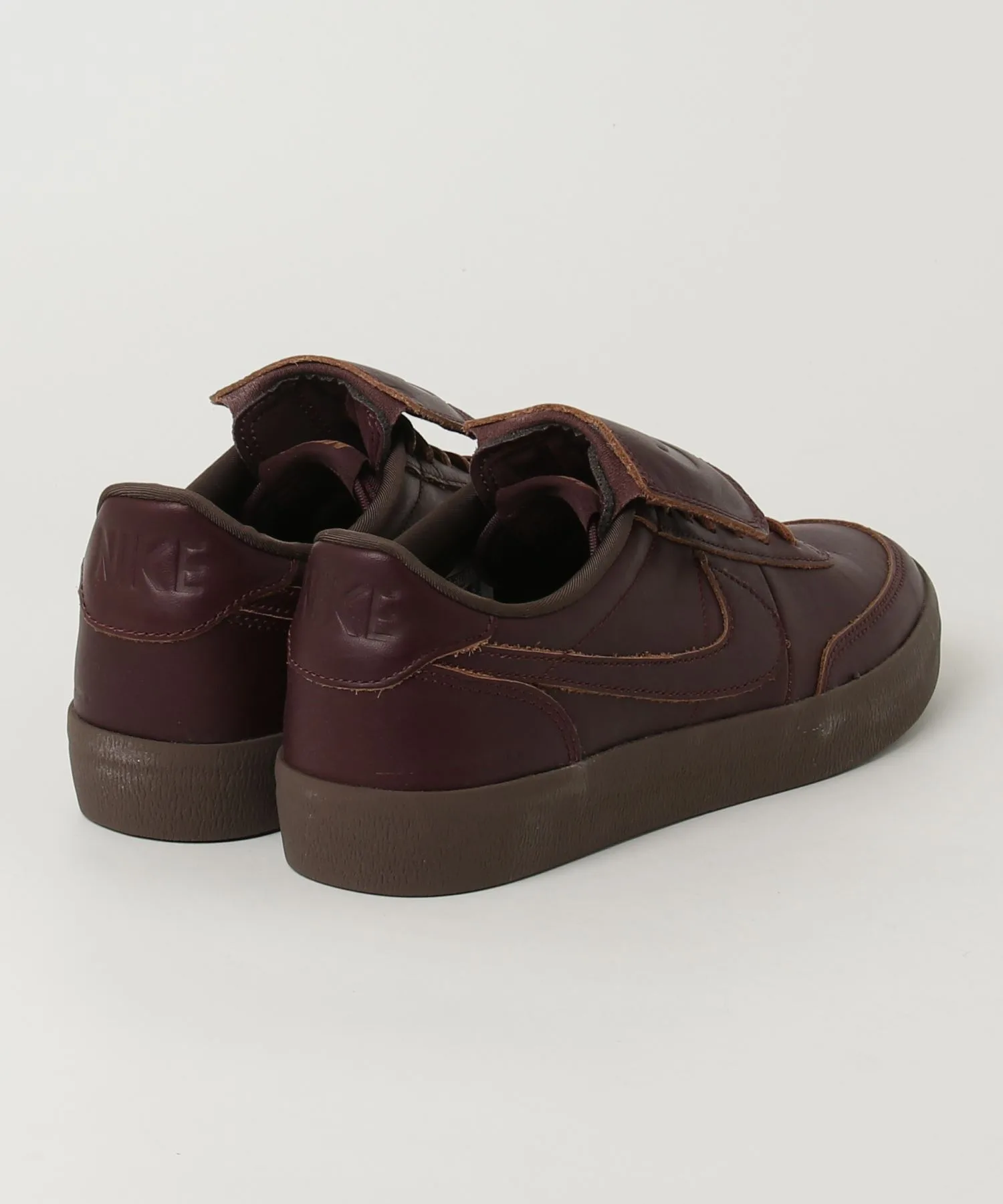 Мужские кроссовки из премиальной кожи KILLSHOT 2 LTR PRM NIKE тёмно-коричневые — фото 2