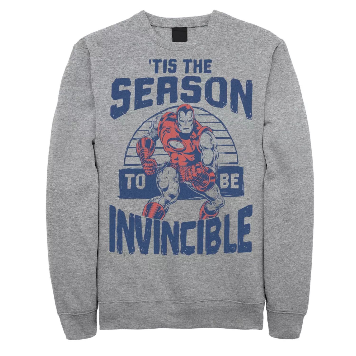 

Мужской рождественский свитшот Iron Man 'Tis The Season Invincible Marvel