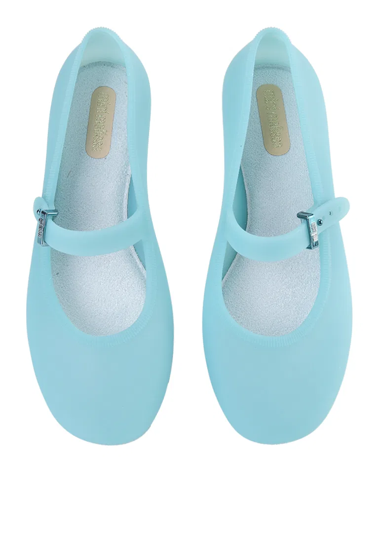 Туфли балетки, мягкие, Inf Mini Melissa, зеленый — фото 4