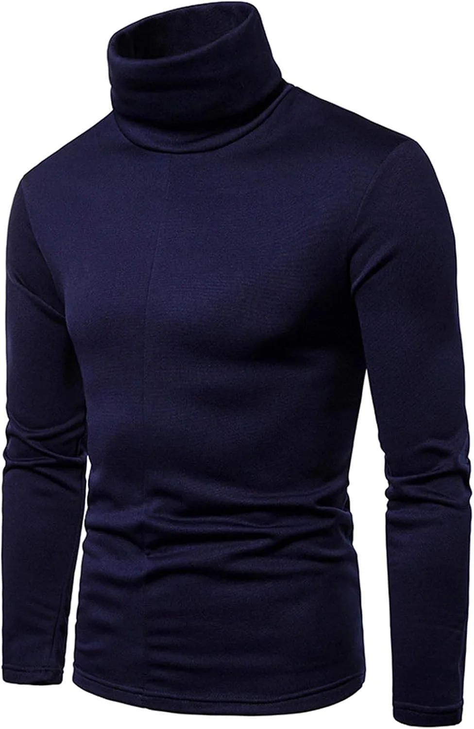 

Мужской свитер-водолазка с длинным рукавом, флисовый, теплый breaise