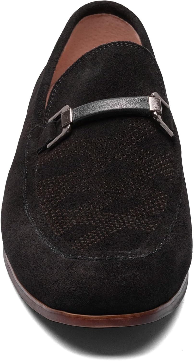 Мужские мокасины Stacy Adams, модель Wydell Moc Toe Bit Slip-On, черный — фото 4