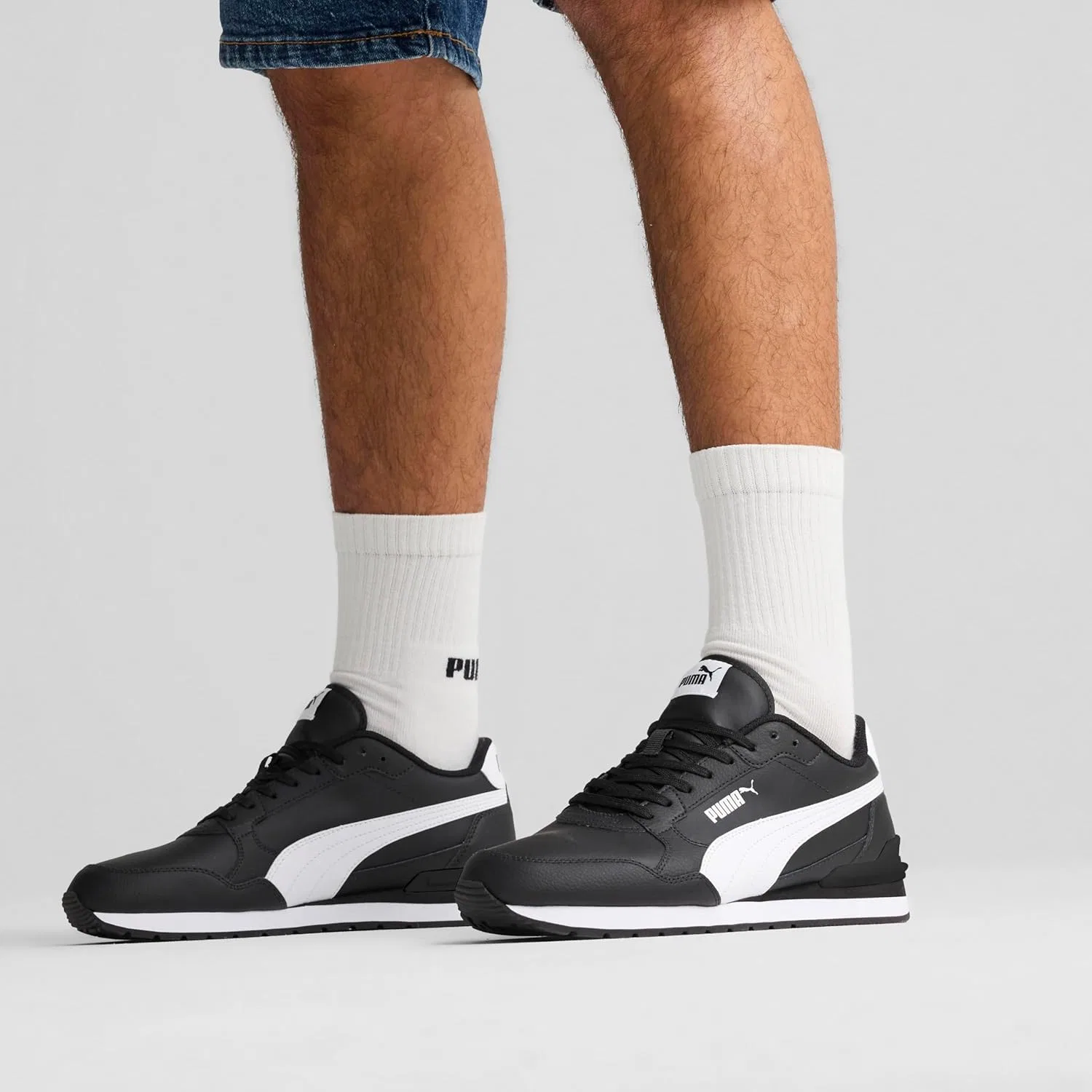 Кроссовки Puma Unisex St Runner V3 Nl, Puma Black Puma White — фото 2