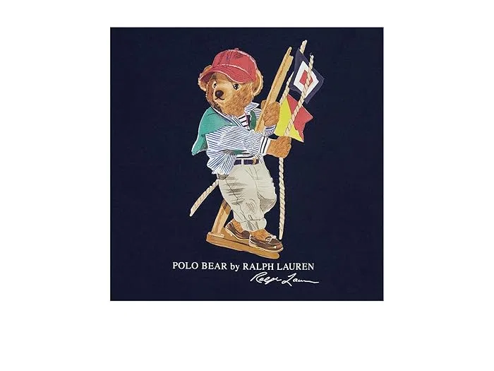 Футболка Polo Bear Cotton Jersey Tee Polo Ralph Lauren Kids, SP26 Bear/Newport Navy — фото 3