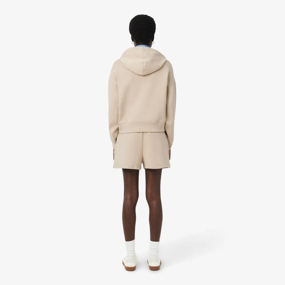 Шорты Lacoste Double Face Cushion бежевые — фото 3
