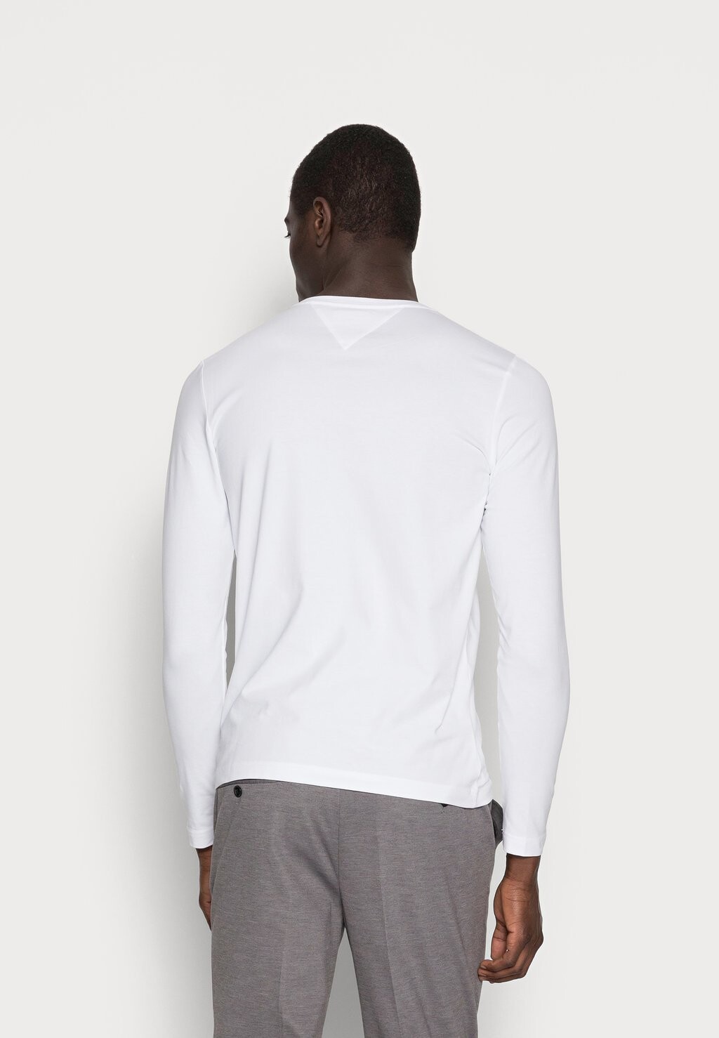 Топ с длинными рукавами Slim Fit Long Sleeve Tee Tommy Hilfiger, белый — фото 3