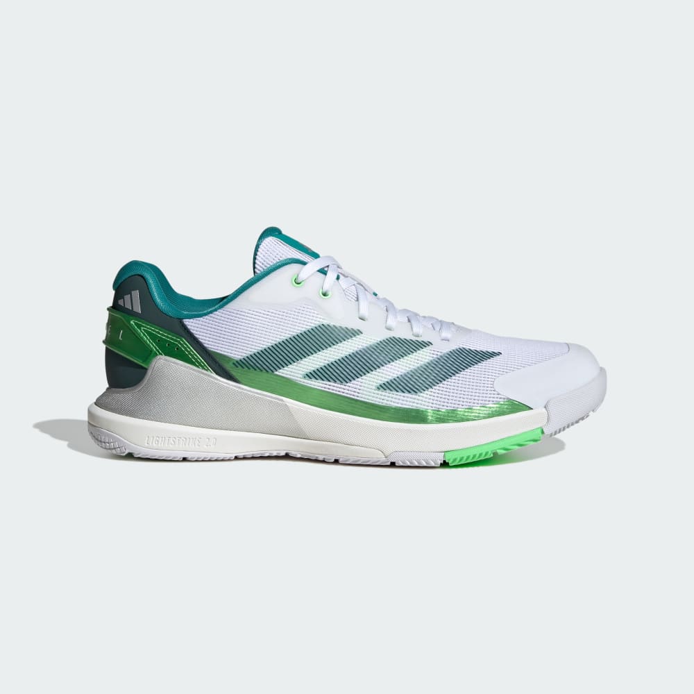 

Кроссовки Adidas Crazyquick Padel Shoes, цвет Cloud White/Aurora Ivy/Lime Burst