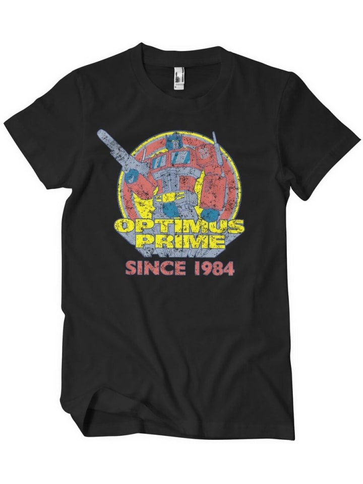 

Футболка Optimus Prime Since 1984 Big Tall T-Shirt черного цвета Transformers, Черный, Футболка Optimus Prime Since 1984 Big Tall T-Shirt черного цвета Transformers