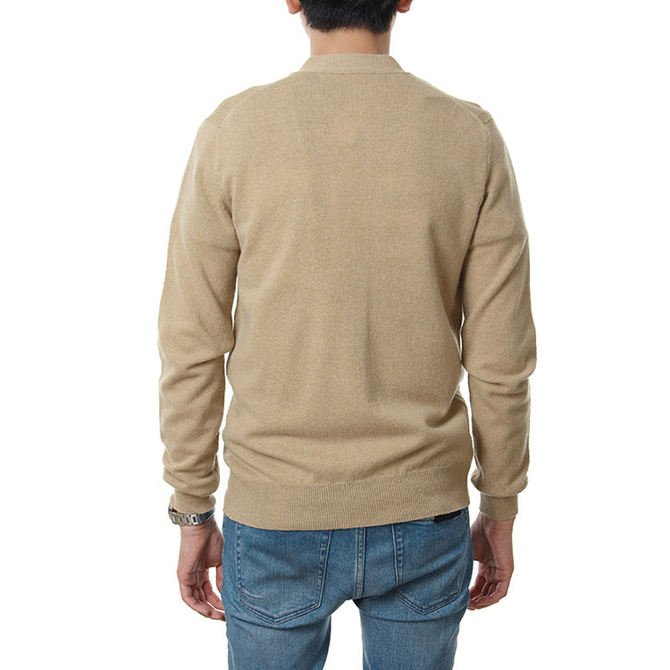 Кардиган COMME des GARCONS PLAY Cardigan Black Emblem 'Beige' AZ-N024-051-3, бежевый — фото 4
