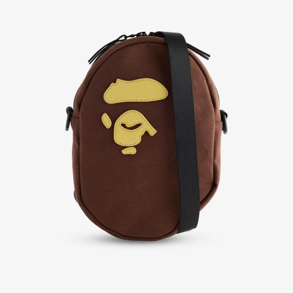 

Сумка кросс-боди A Bathing Ape Ape Head, коричневый