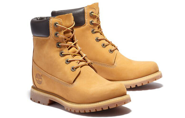 Кроссовки 6-incg premium wedge boots 'wheat nubuck' Timberland, желтый — фото 2