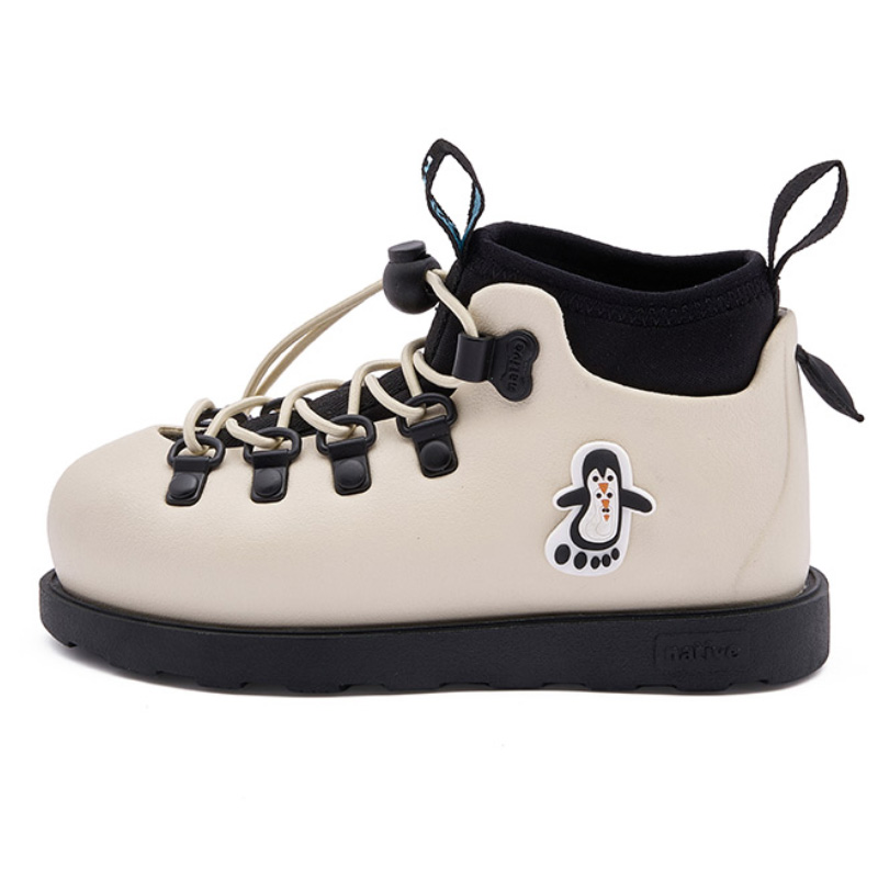 

Fitzsimmons Kids Boots Kids Oat Milk|Значок пингвина|Черный Native Shoes, черный