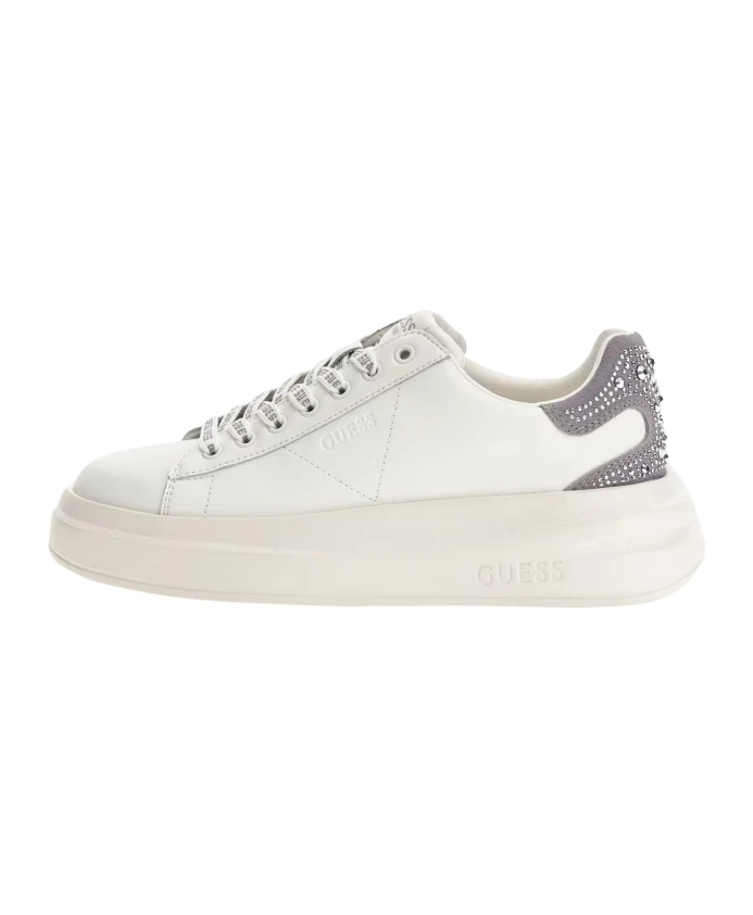 

Кожаные кроссовки с заклепками Guess, белый