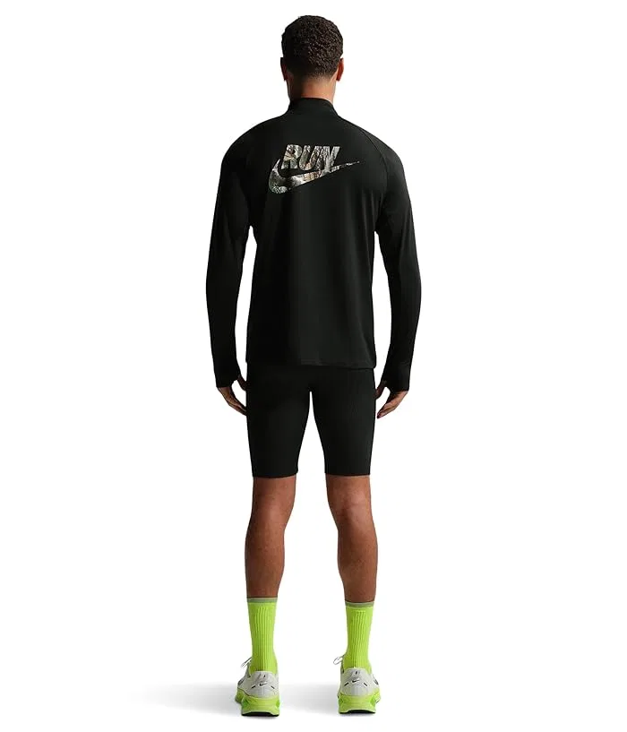 Футболка Dri-FIT Stride Reflective Midlayer Nike, Black/Reflective Silver — фото 3
