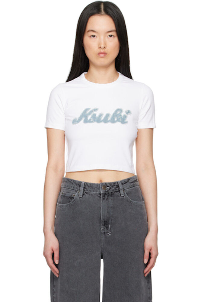 

Белая футболка Homerun Baby с коротким рукавом Ksubi