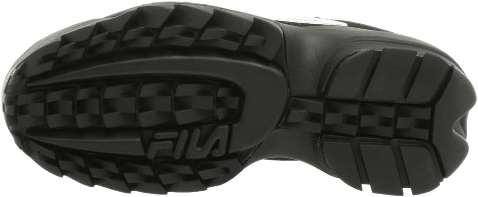 Кроссовки Fila Youth Disruptor II, белый/черный/красный — фото 4