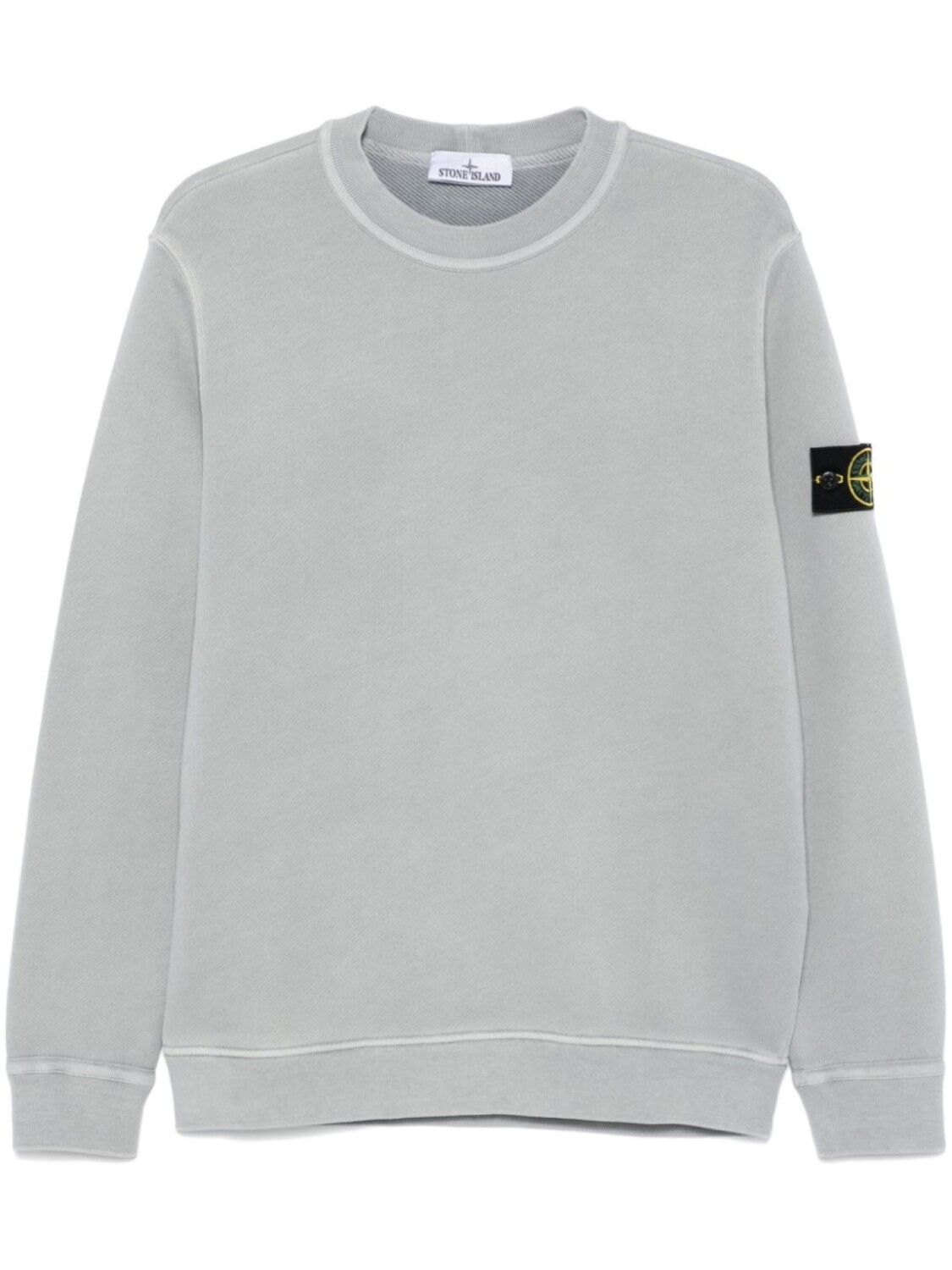

Stone Island толстовка с изображением компаса, серый
