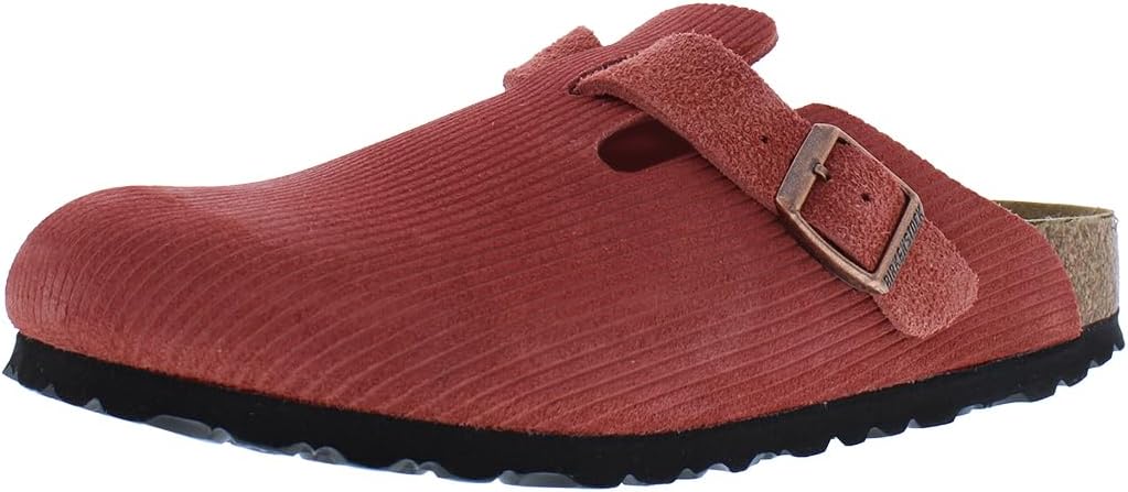

Унисекс сабо Birkenstock Boston с мягкой стелькой, красный/синий