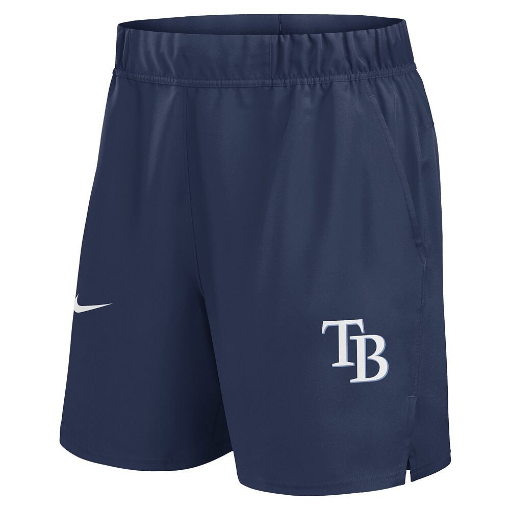 Мужские темно-синие тканые шорты Nike Tampa Bay Rays Victory Performance, цвет Ray Navy — фото 3