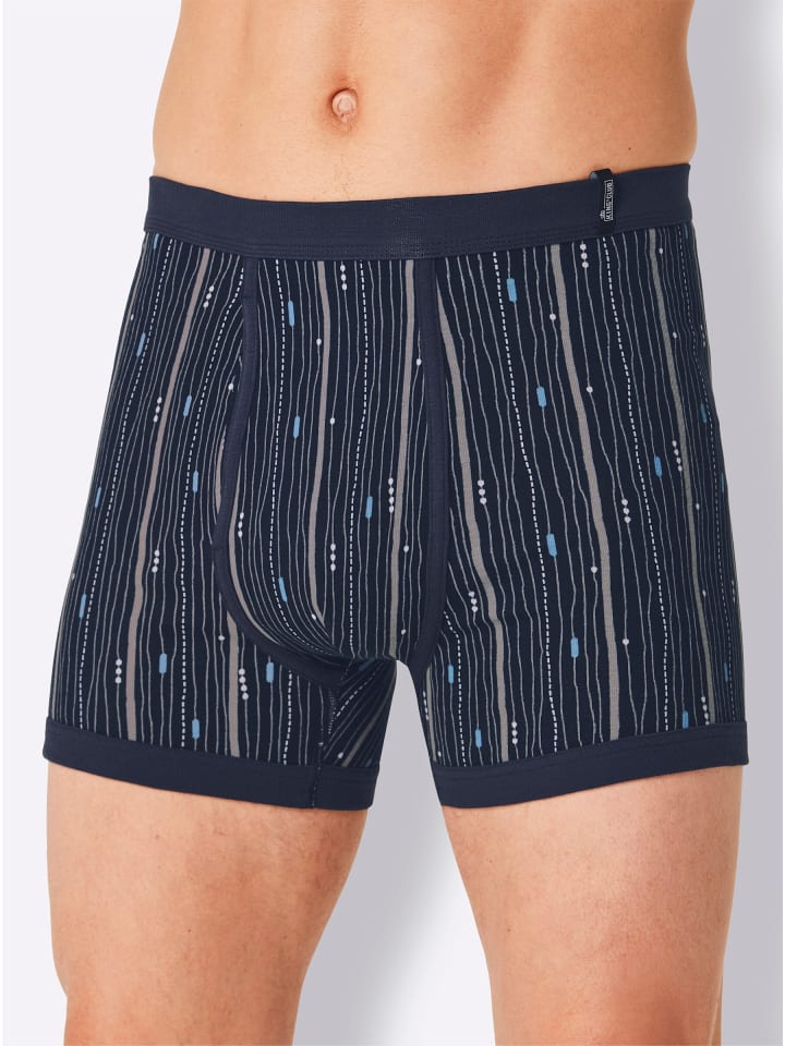 

WITT WEIDEN Короткие трусы с принтом темно-синего цвета