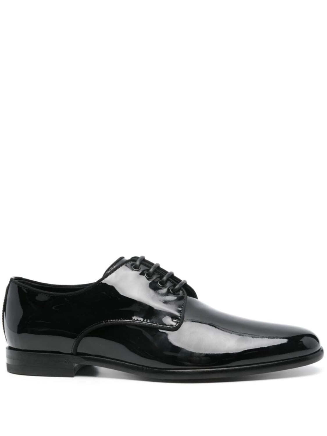 Dolce & Gabbana мокасины с лакированной отделкой, черный