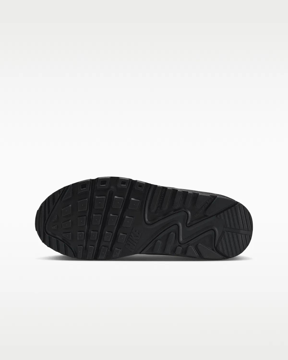 Детские кроссовки Nike Air Max 90 LTR, Black/Black/White — фото 2