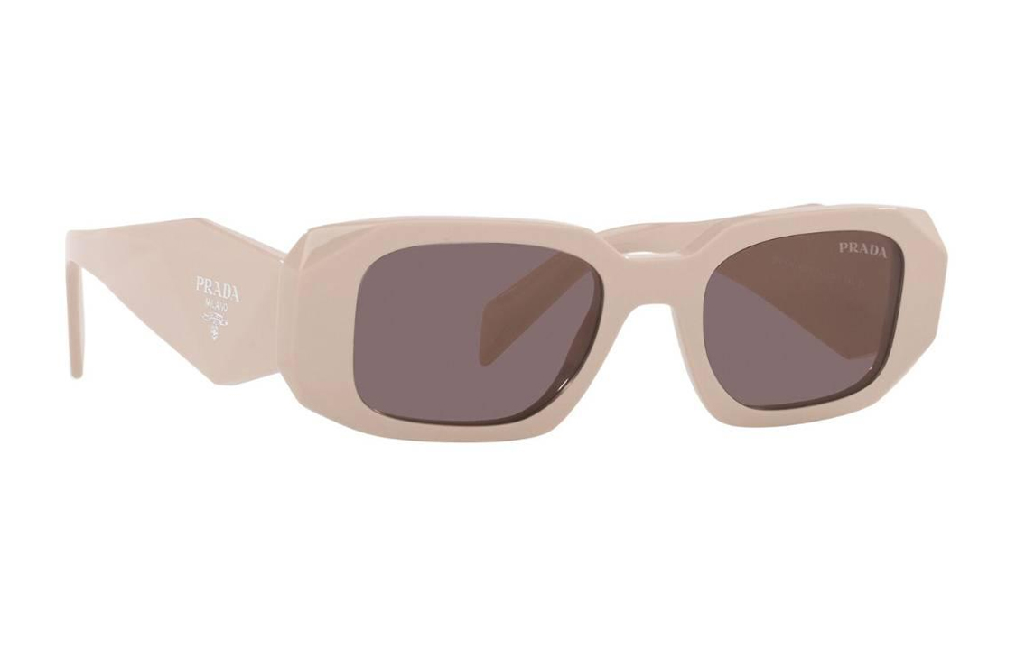 

PRADA Прямоугольные солнцезащитные очки, Pink
