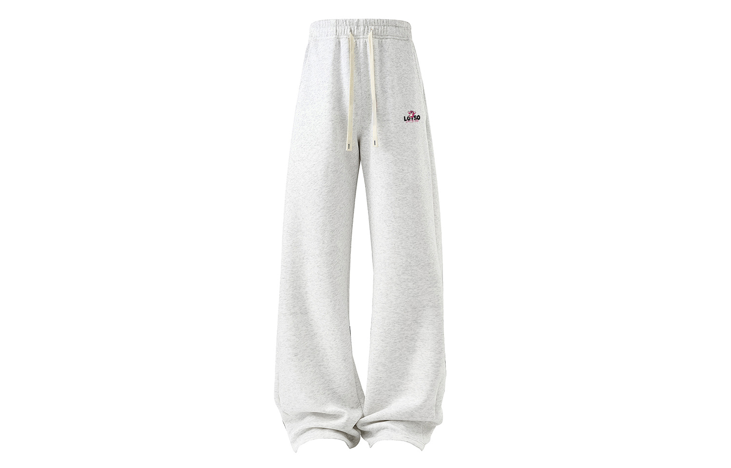 

Вязаные спортивные штаны Unisex Disney, белый heather серый fleece-lined
