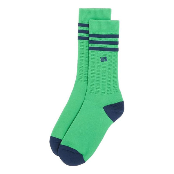 

Носки x wales bonner socks 'vivid green navy' Adidas, зеленый
