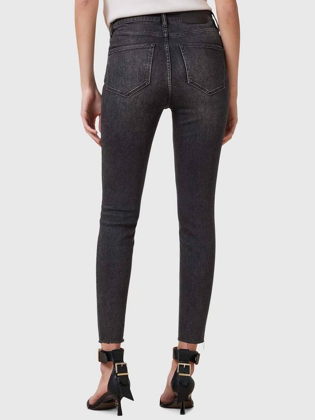 Джинсы пуш-ап из органической хлопчатобумажной смеси miller AllSaints, цвет Nearly Black — фото 2