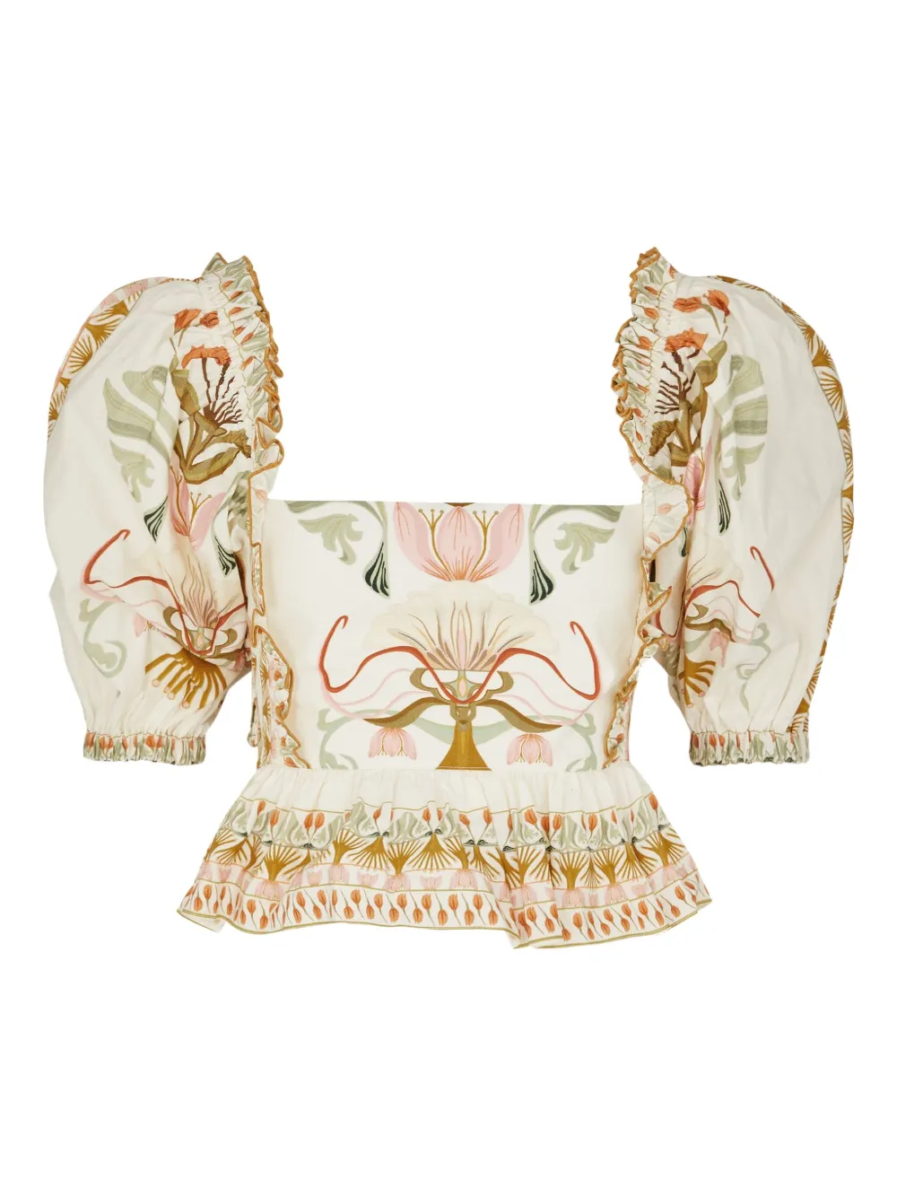 

Топ Daphne с цветочным принтом LUG VON SIGA, нейтральный