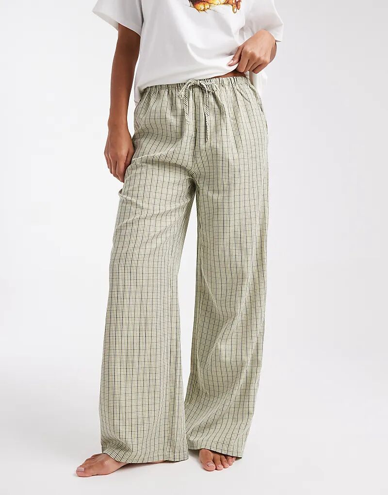 

Пижамные брюки Daisy Street в зеленую клетку