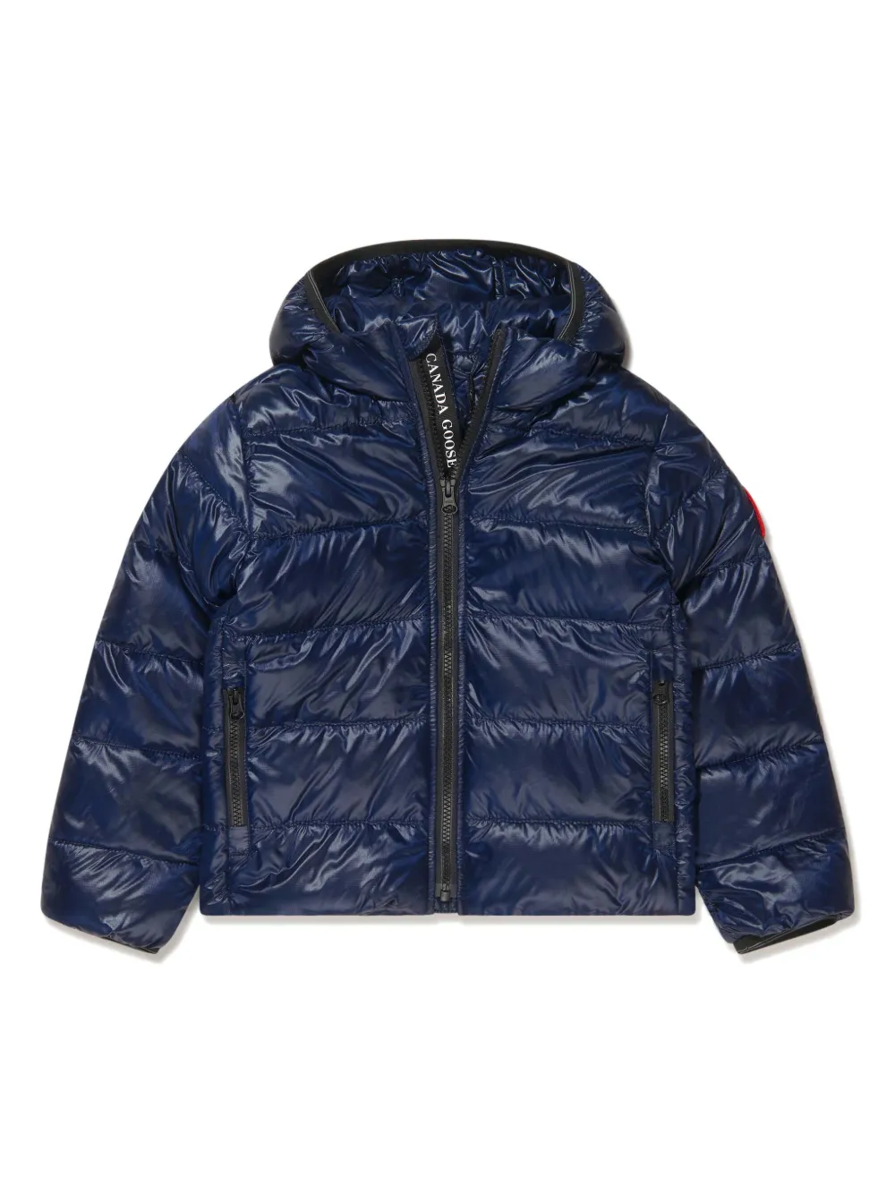 

Пуховик с логотипом Canada Goose Kids, синий