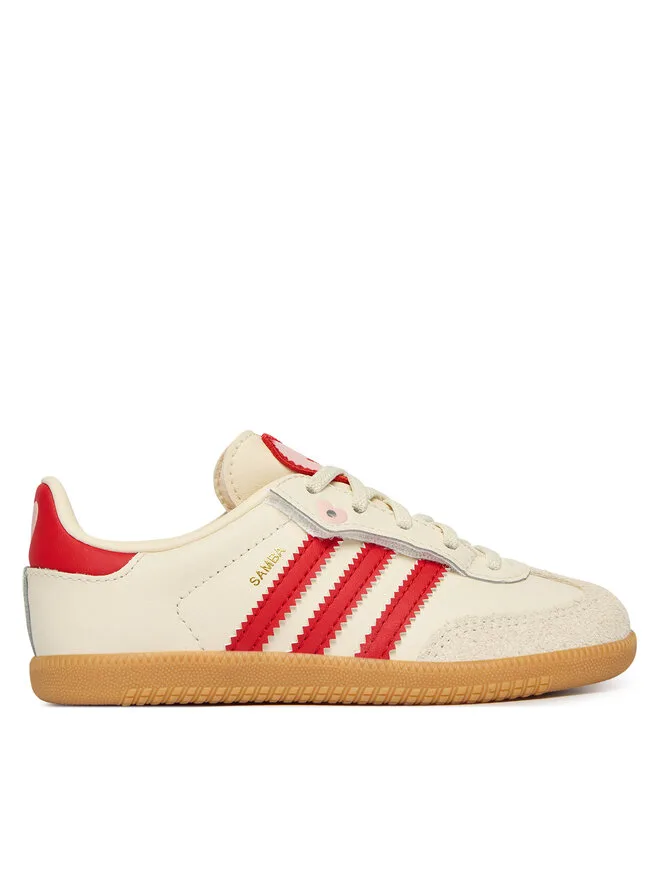 Adidas Кроссовки Samba OG Comfort Closure Elastic Lace KI6682 кремового цвета