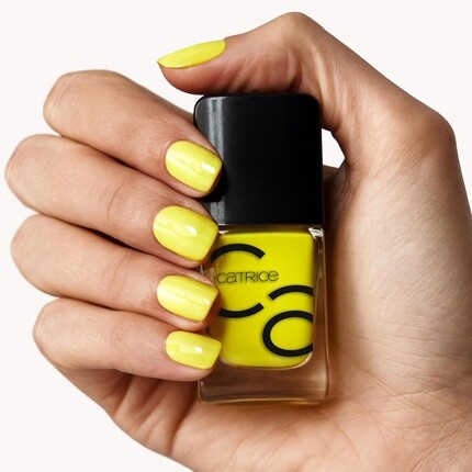 Catrice Iconails Gel Lacquer лак для ногтей № 171 желтый стойкий глянцевый без ацетона веганский без микропластиковых частиц без консервантов 10,5 мл — фото 3